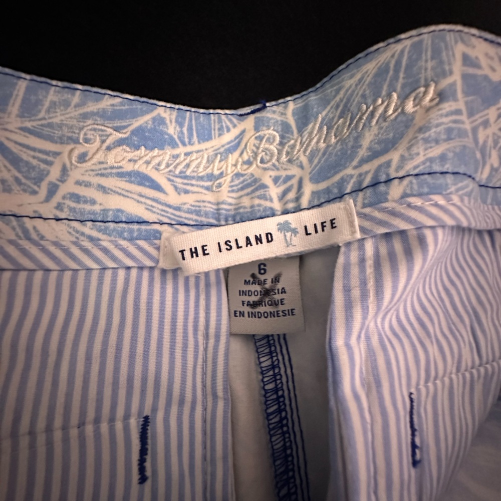 Tommy Bahama Light Blue Patterned Shorts - Picture 6 of 6